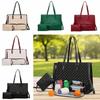 1-in-1 Laptop Lunch Tote Bag Lunch Box Shoulder Strap Multifunctional Laptop Handbag Waterproof Large Portable Laptop Bags