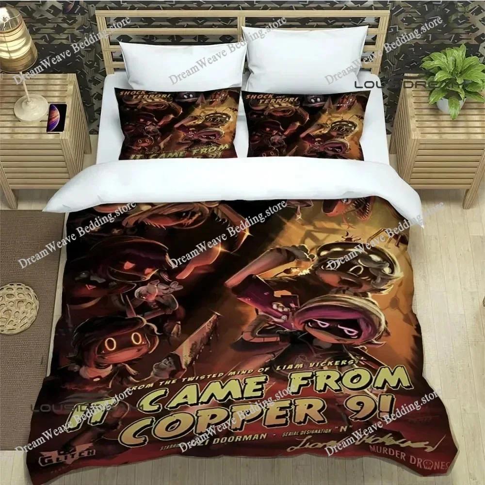 Cartoon M-Murder Drones Bedding Sets Exquisite Bed Supplies Set Duvet Cover Bed Comforter Set Bedding Luxury Quilt Cover963963