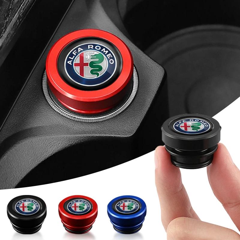 ABS Car Cigarette Lighter Dust Cover Dustproof Cap Plug for For Alfa Romeo Giulietta 159 147 156 166 Mito Giulia Stelvio TonaleNC7