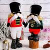 Christmas Soldier Telescopic Figure Retractable Height Adjustable Faceless Ornament Christmas Festive Decoration