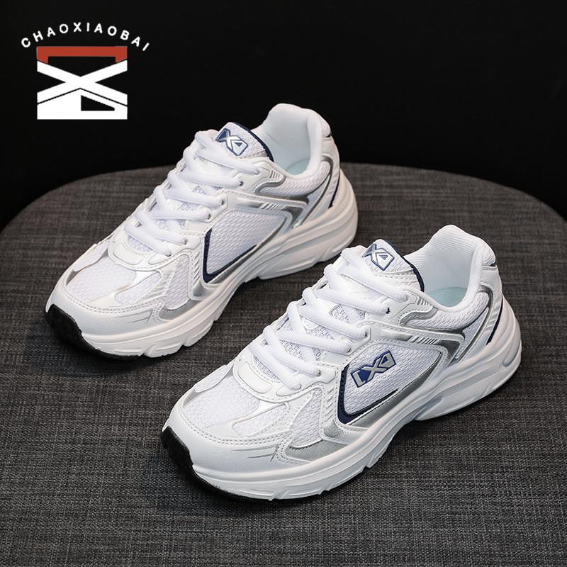 

CHAOXIAOBAI Папины туфли Женские 2023 Весна Женский цвет Соответствие Женская обувь Универсальная спортивная обувь Женская толстая подошва Кроссовки