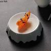 Restaurant Creative Irregular Heat Preservation Plate French Molecular Cooking Plate Dessert Dish Western Restaurant Butter Dish