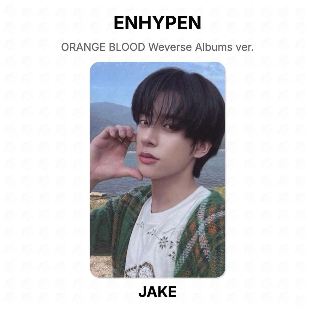 ENHYPEN ORANGE BLOOD Weverse Albums ver. Fototessera ufficiale