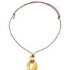 Irregular Metal Pendant Long Necklace Women's Elegant Collar Chain Neck Accessory