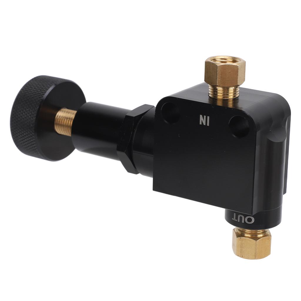 Brake Proportioning Valve Knob Aluminium Alloy Adjustable In Line Disc Drum Brakes 150PSI To 1200PSI Pressure Range