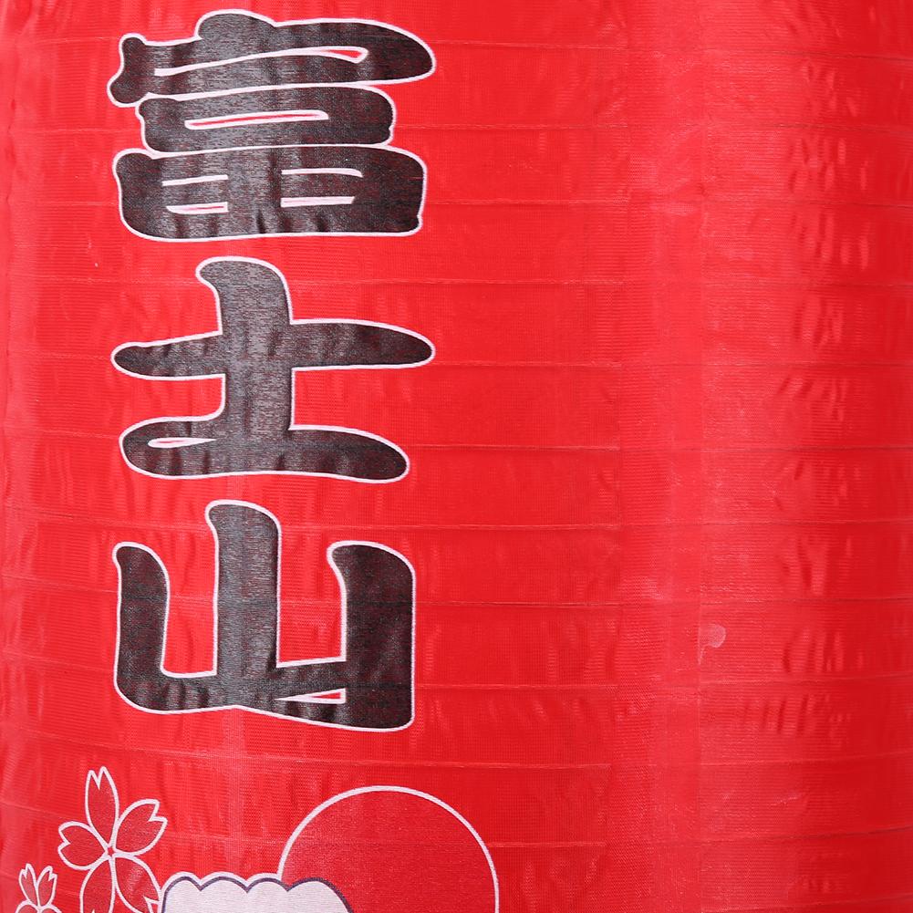 10in/25cm Spray Painting Lantern Fabric Cloth Japanese Style Sushi Restaurant Decor Party Supplies Hanging Decorative Lantern