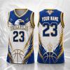 Fashion Trendy Basketball Jersey For Men Free Custom Name Team Name Number Sports Tank Tops Loose Quick Dry Outdoor Vest