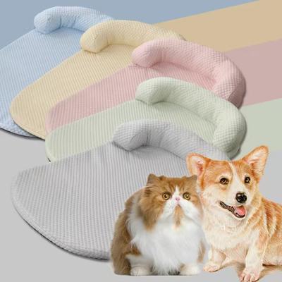 Summer Pet Cooling Mat Dog Bed Washable Dog Bed Mat Breathable Cool Sleeping Pad Kittens Puppy Removable Cat Bed Dog Accessories