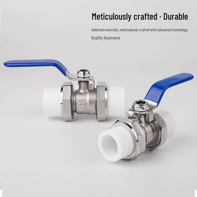 PPR Double Union Manual Hot Melt Ball Valve