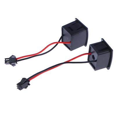 1Pc USB-Buchse Typ-C Schwarz Doppelschicht-Buchse USB-A-Buchse Lampenladebuchse Steckdose mit Kabelanschluss