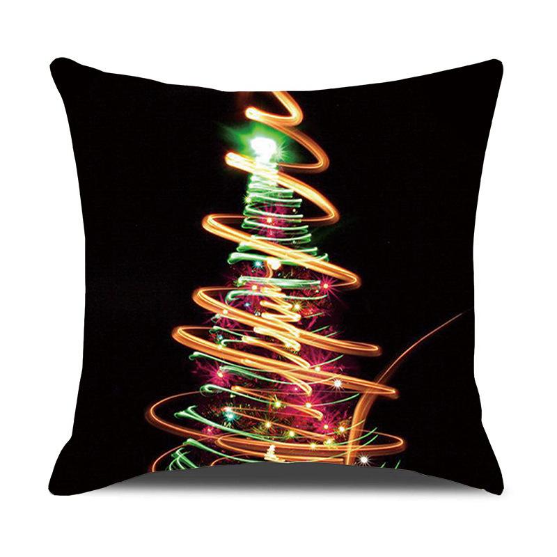 Amazon Cross-border Christmas Pillow Cover Car Pillow Sofa Cushion Can Be Customized