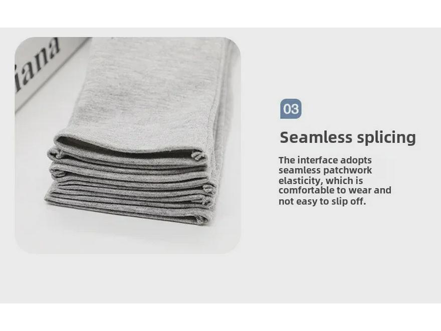 Light Gray Bamboo Charcoal Compression Cycling Gloves - Non-Slip, Joint Protection, Ideal for Sports & Fitness