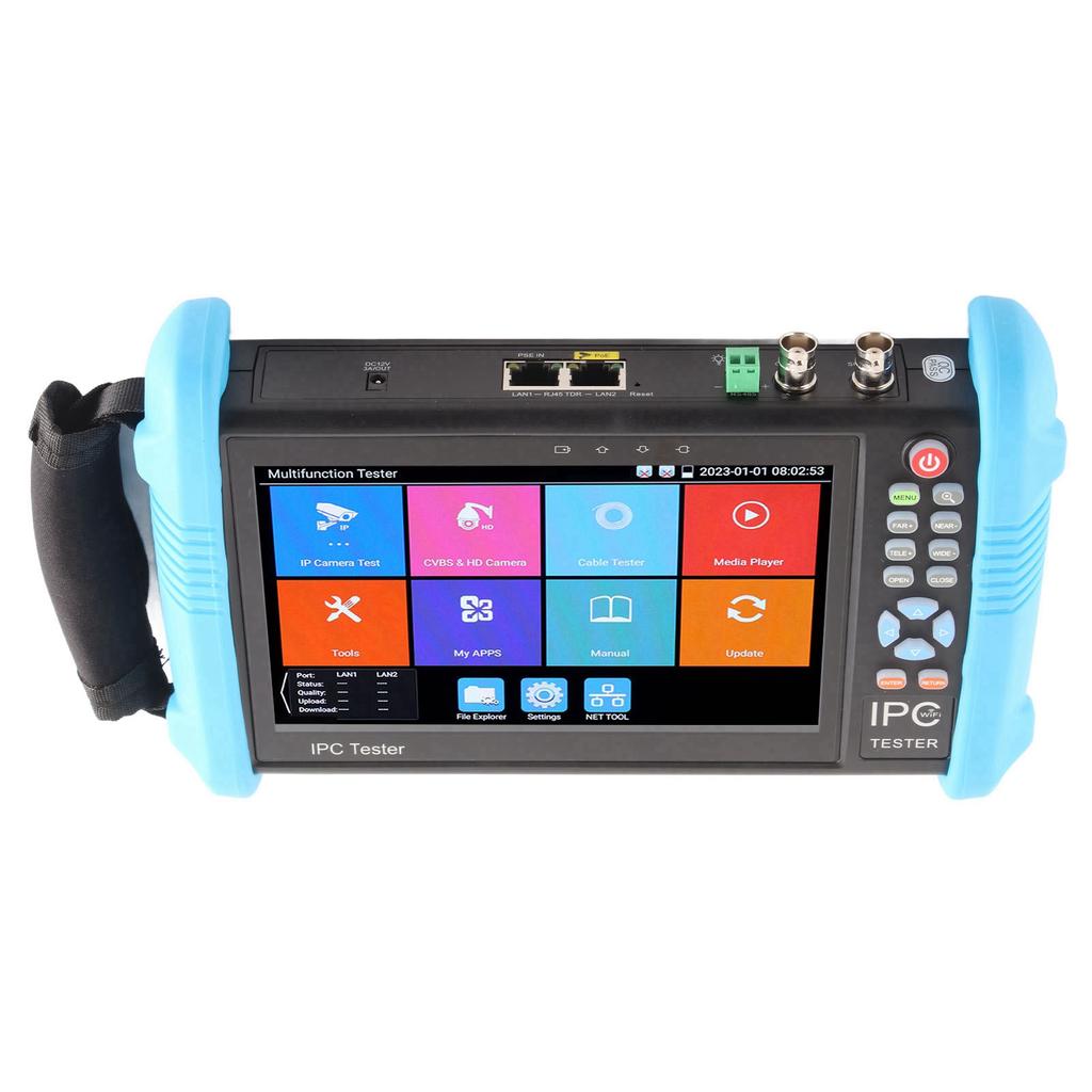 7in CCTV Tester IPC 9800PLUS 4K H.265 Camera Tester for CCTV Systems
