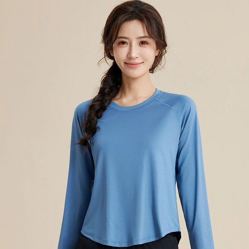 

Women s Quick-Drying Plus Size Loose Fit Yoga Suit with Phone Pocket M for 90-105 jin