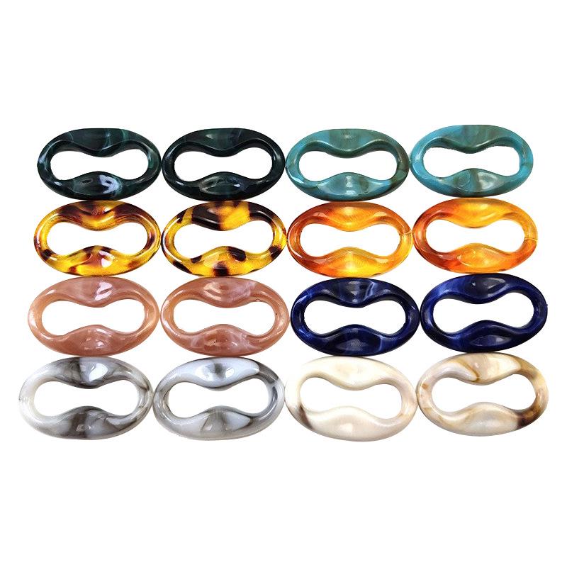 Acrylic Chain Buckle 21x35mm - DIY Jewelry Accessories & Bag Chain Material