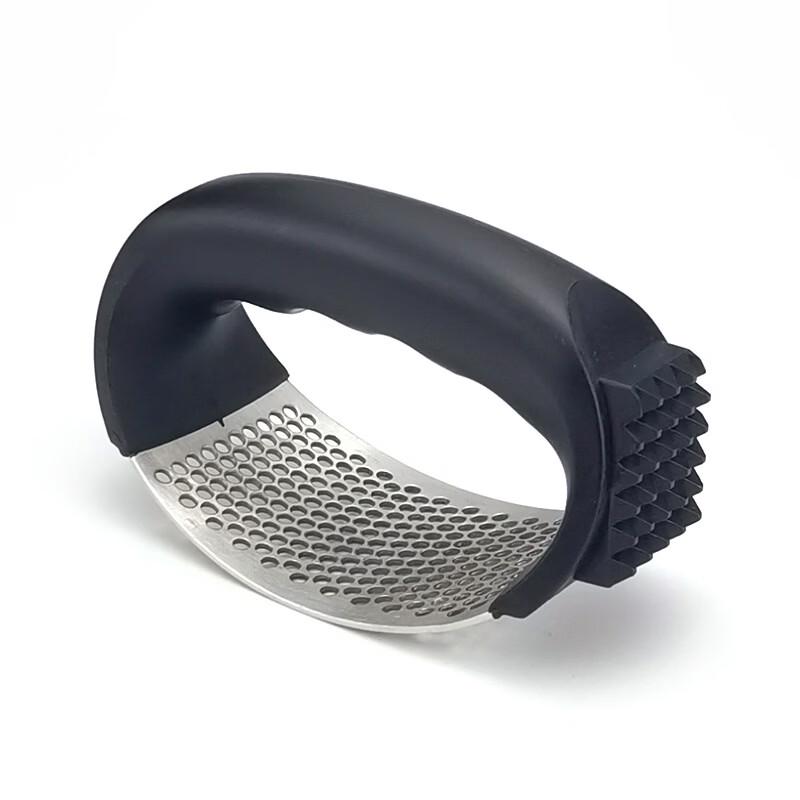 LISM 2-in-1 Stainless Steel Garlic Press & Meat Tenderizer