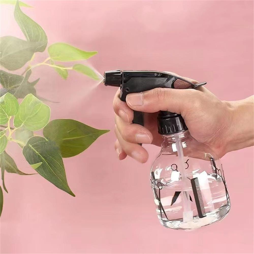 250ML Spray Bottle Portable Transparent Beauty Makeup Plastic Fine Mist Dispenser Bottle Salon Barber Hair Hairdressing Tools