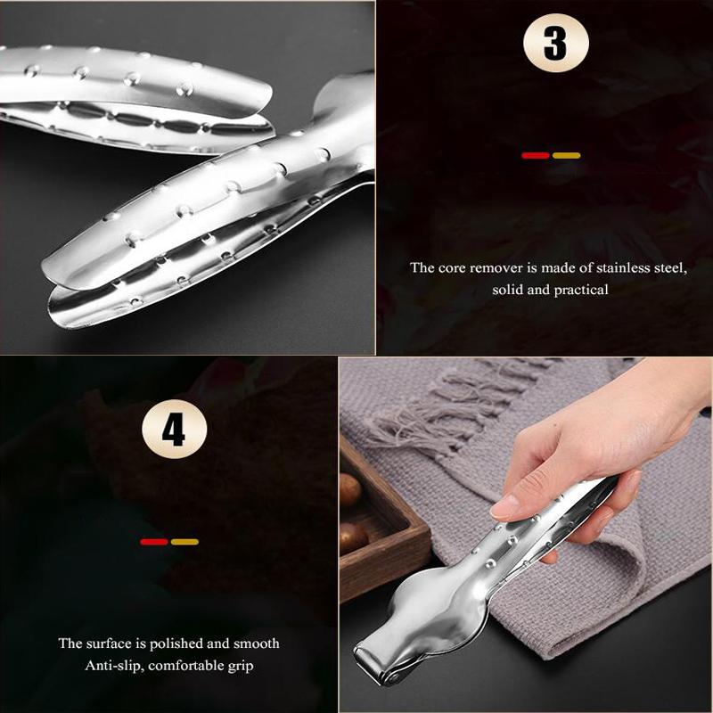 Stainless Steel Chestnut Machine, Chestnut Clip, Walnut Pliers, Sheath Cutter, Opener, Nut Cracker, Sheller Kitchen Tool, 2in 1