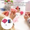9Pairs Metal Circular Knitting Needle Set with Case, 3.5mm-8mm Interchangeable Circular Knitting Needle Crochet Hook Set