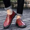 Handgefertigte Lederschuhe für Herren mit Schnürung, Freizeitschuhe