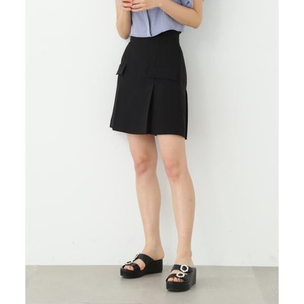 [JILL by JILL STUART] Flap Tuck Mini Skirt Pants