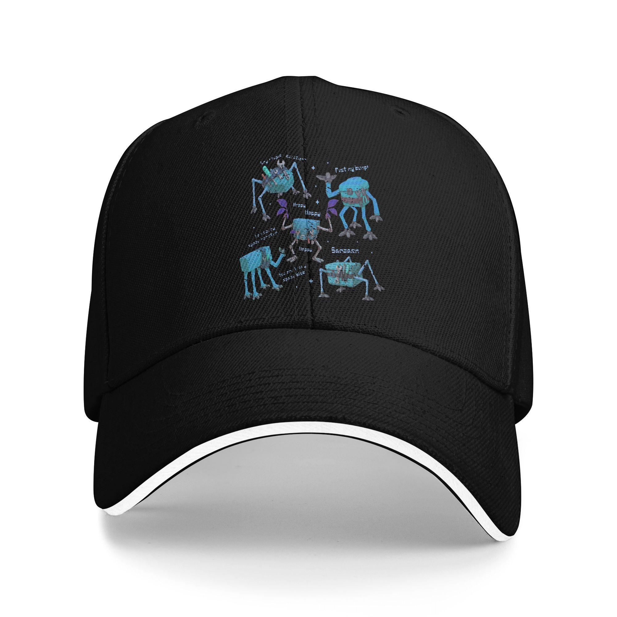 

Project Hail Mary Rocky Amaze Vintage Baseball Cap Hip Hop Sandwich Hat Unisex Style Adjustable Sun Cap Workouts One Size чёрный