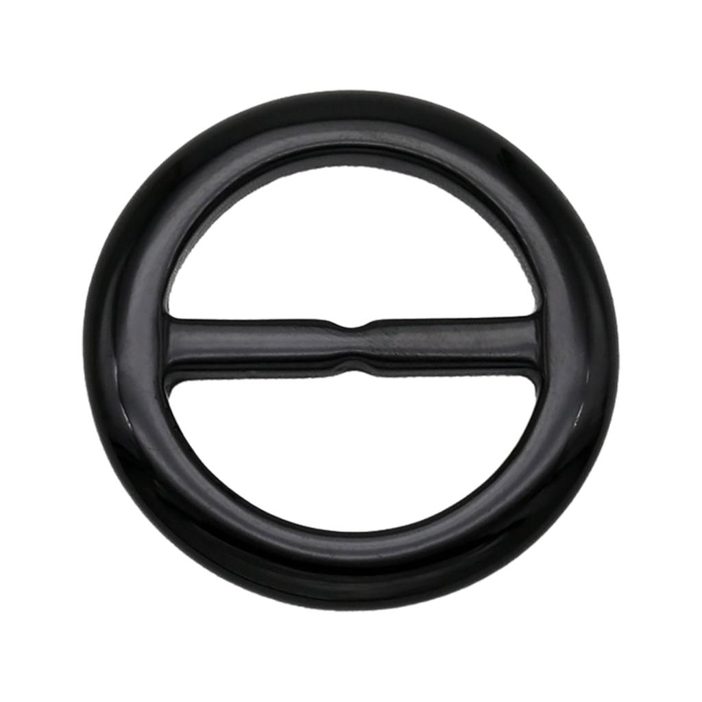 Fashionable Resin Belt Buckle for Men and Women T-shirt Corner Knotted Button