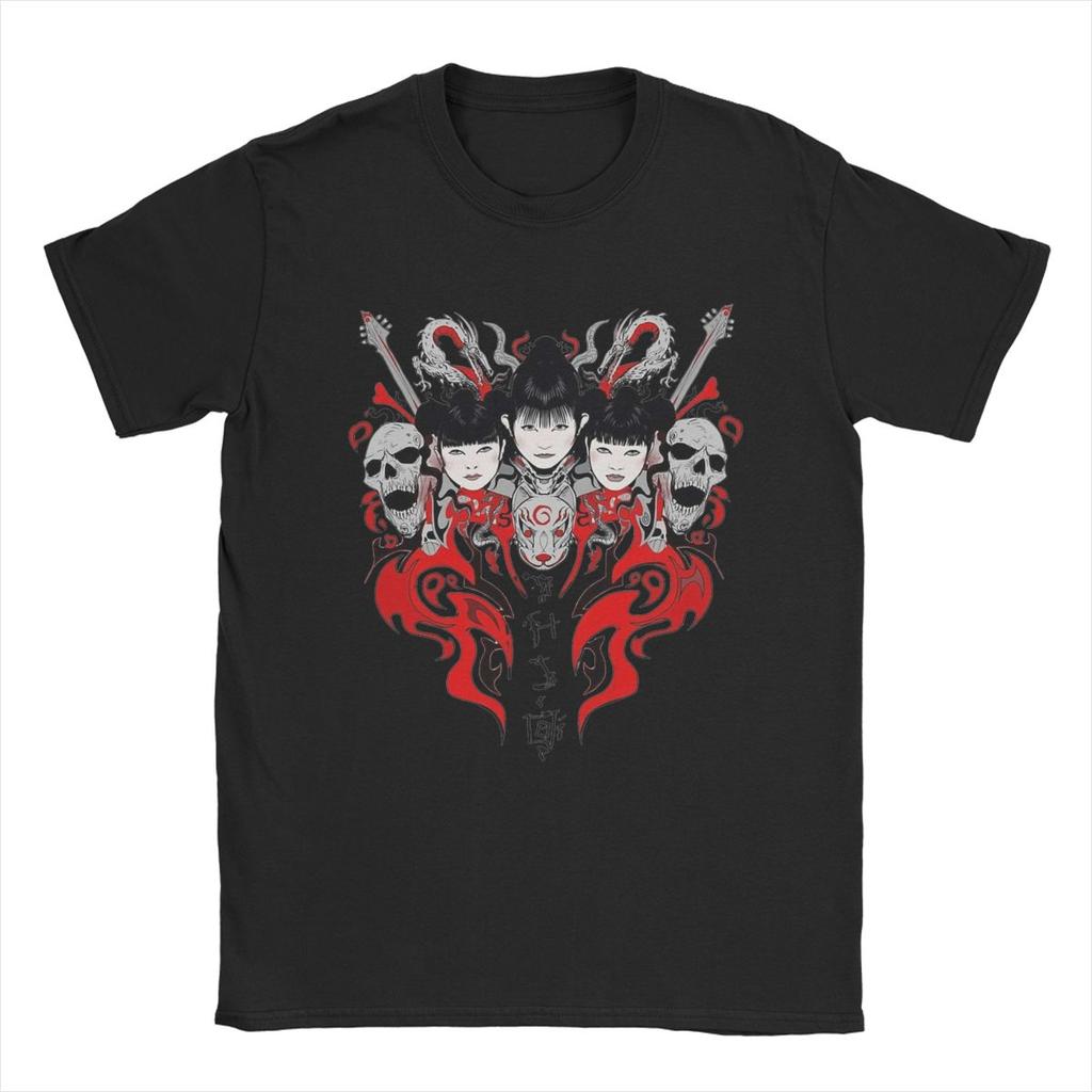 Men's Band Babymetal T Shirt Pure Cotton Clothes Vintage Short Sleeve Round Collar Tee Shirt Party T-Shirts