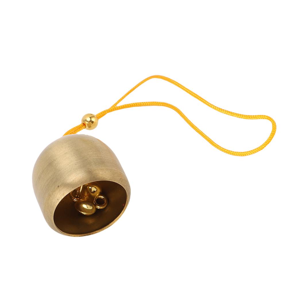 Hanging Bell Brass Clear Crisp Sound Versatile Bag Decor for Students Outdoor Enthusiasts Gift