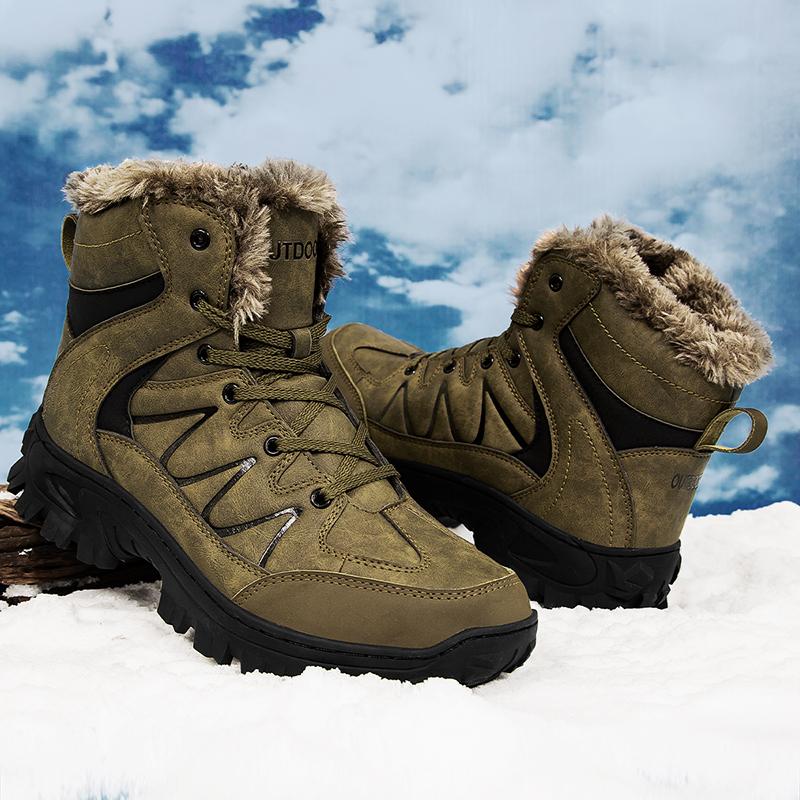 Talla grande 48 Botas de invierno para hombres Botines de estilo ruso para  hombres Botas de nieve Botas de invierno impermeables Hombre Botas hombre  Botas de montaña al aire libre comprar a