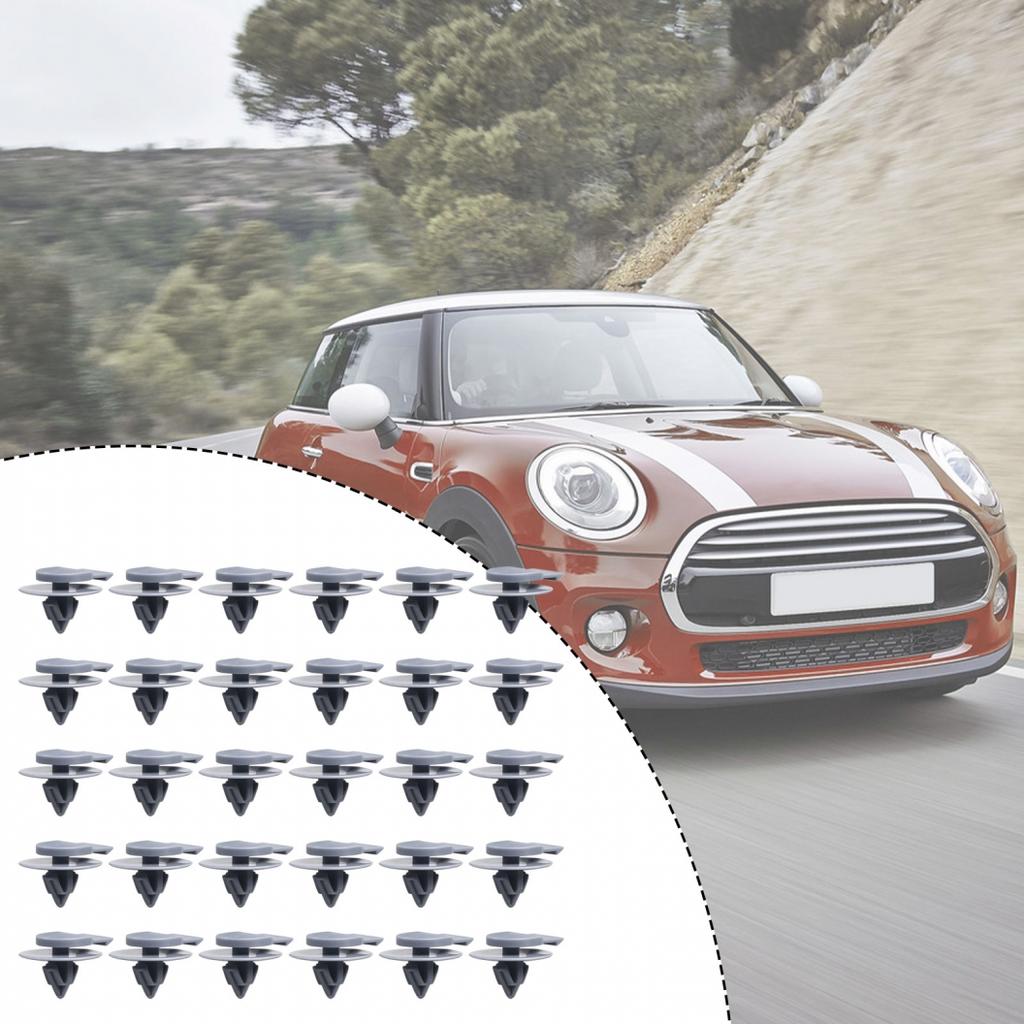 Molding Arch Trim Clips Trim Wheel 0713275782 30Pcs