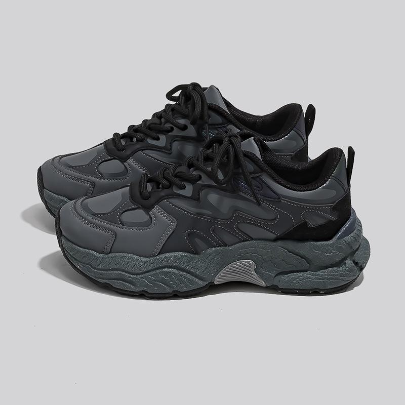 New women's shoes sports shoes women's autumn versatile casual shoes black shoes platform running shoes women