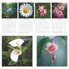 2026 Flowers Wall Calendar Floral Illustration Monthly Planner with Hand-Drawn Botanical Artwork for Home Office Use