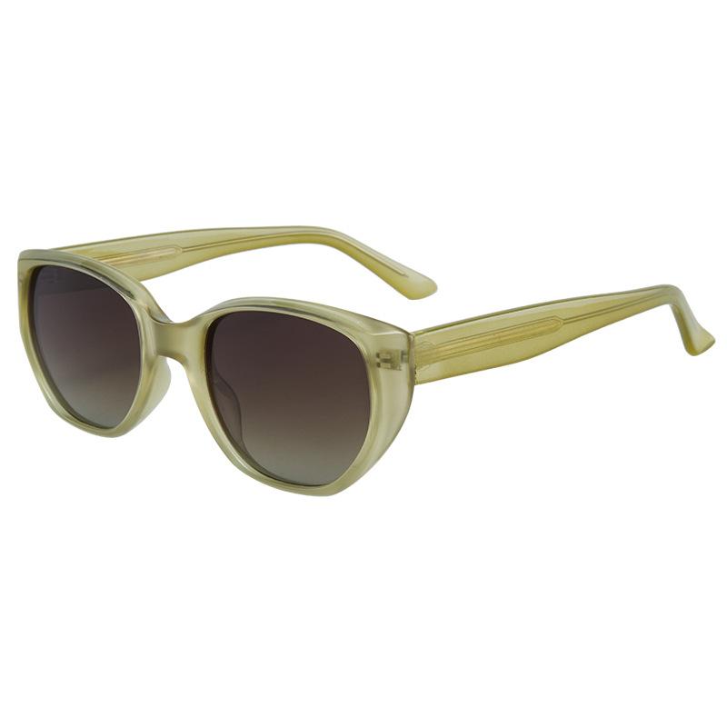 TR High-definition Polarized Cat-eye Sunglasses for Men and Women, Make the Face Appear Smaller, with a High-end Feel, UV Protection, Black Frame
