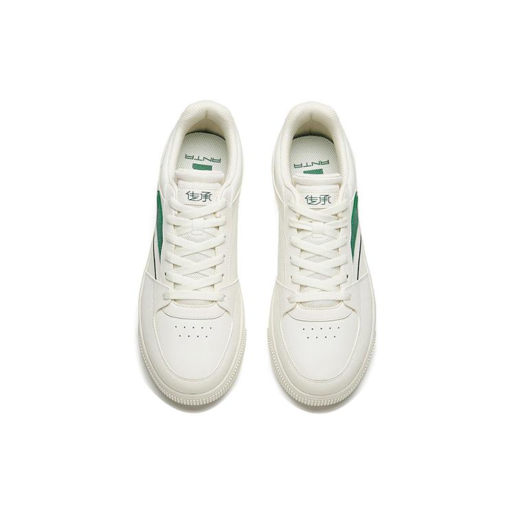 Anta Life Collection Casual Low top Skateboard Shoes Men's Green White 112238063-3
