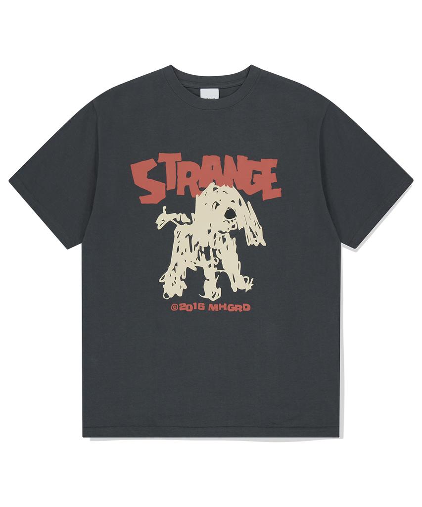 MAHAGRID Strange Puppy Tee Charcoal(Mg2Fmmt506A)