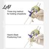 Non Slip Food Pick Up Chopsticks Training for Toddlers Non-Slip Tips Heat Resistant Learning Chopsticks Toddlers Correcting Holding Position