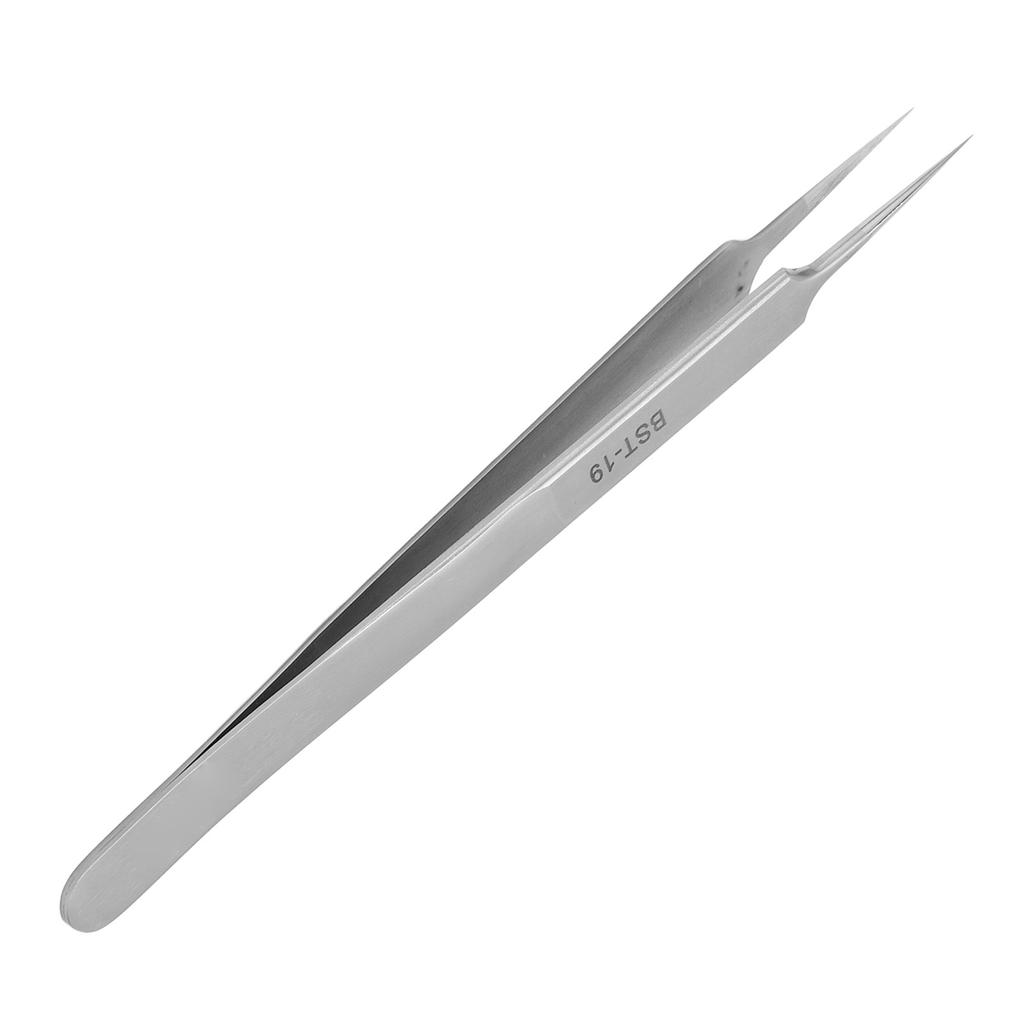 BST?19 Edelstahl Antimagnetische Präzisionspinzetten mit Superfeiner Spitze Dünn Verjüngt Scharf
