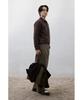 YOUTH Cotton Cashmere Polo Shirt - Dark Brown