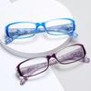 Women Men Reading Glasses Fashion Print Elderly Hyperopia Eyeglass Resin Anti Blue Light Prescription Eyewear