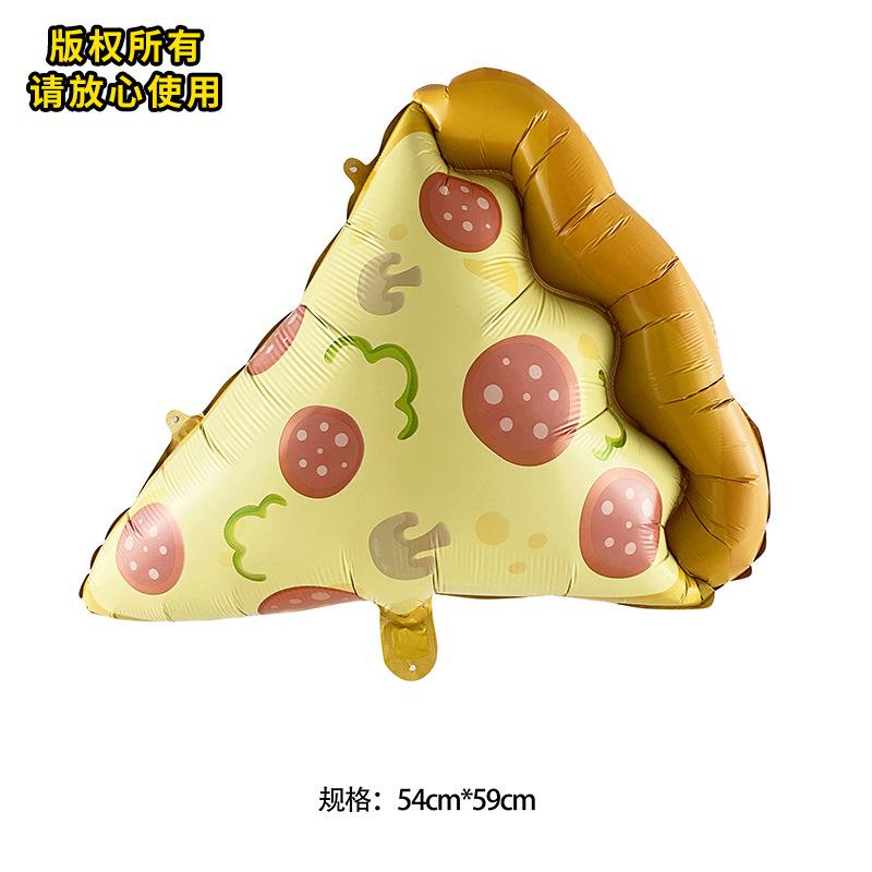 Bbq Pig Balloon Summer Outdoor Bbq Party Balloon Beer Vegetable Theme Aluminum Film Balloon Set Sauce Bottle