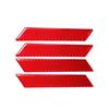 4Pcs Red Carbon Fiber Door Pull Cover Trim For VW Golf 7 GTI MK7 2013-17