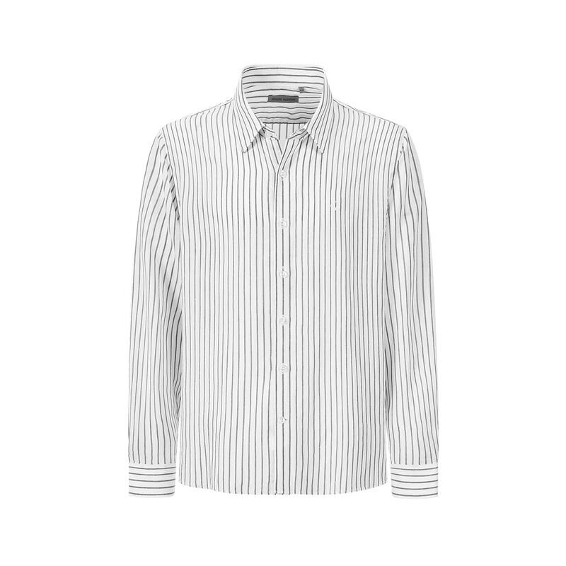 GIOVANNI VALENTINO Men's Striped Long-Sleeve Shirt