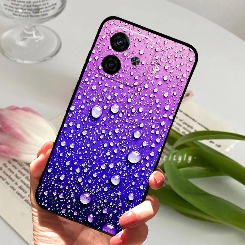 Pour Vivo iQOO Z9 Turbo Coque Z9 Turbo Plus Z9 Turbo+ Cool Silicone TPU Housse de Téléphone Pour VIVO iQOO Z9 Chine 5G Coque Y200 GT Pare-chocs