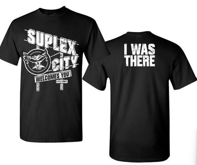 WWE Brock Lesnar Suplex City Dá as Boas-Vindas Camiseta Preta