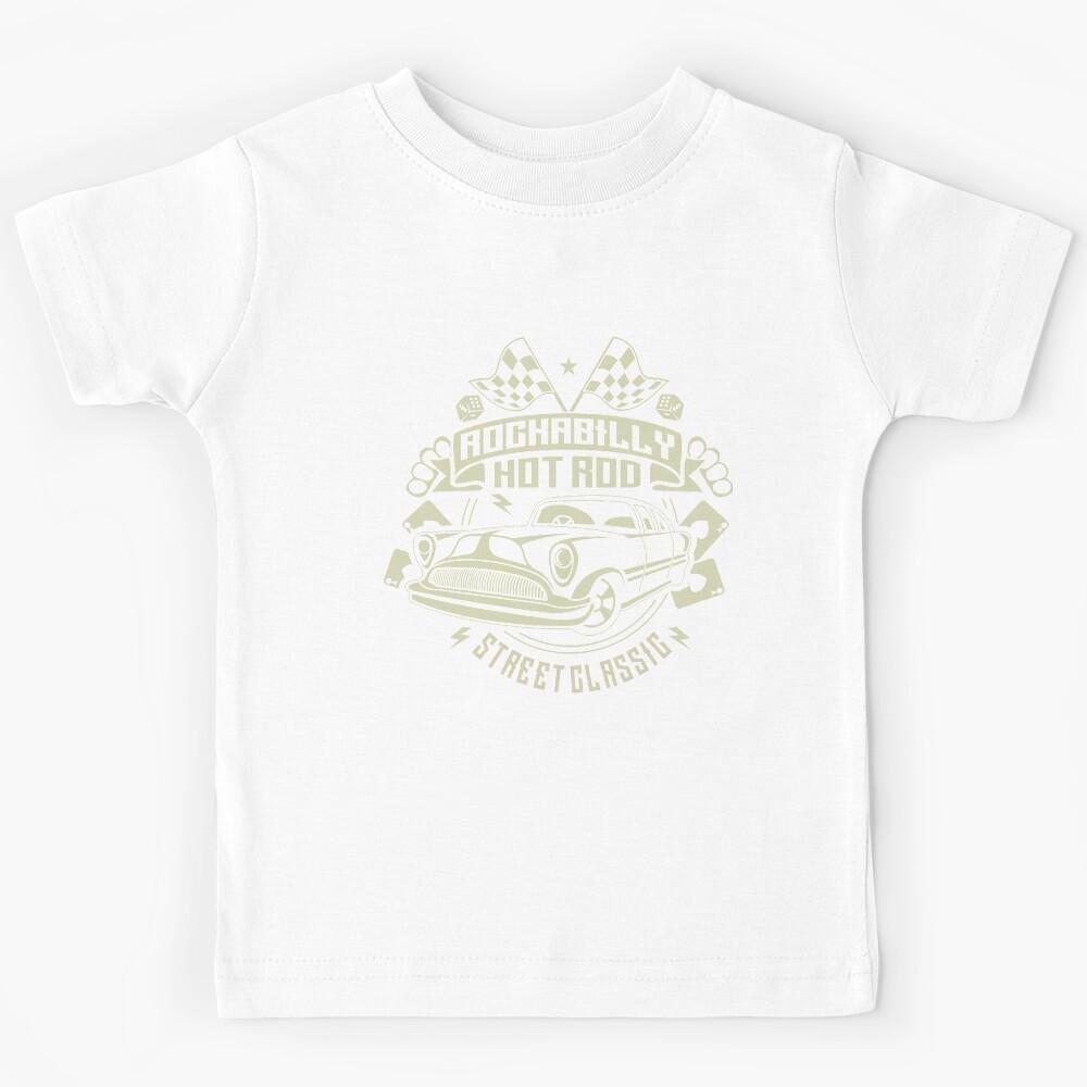 Rockabilly Hot Rod - Street Classic Kids T-Shirt 130