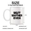 Luxury Ceramic Original Funny Coffee Cups and Mugs Best Brother Ever Mug Beer Cup Cups for Cafe Personalized Gift Drinkware Tea