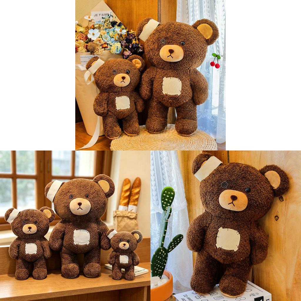 Classic Teddy Bear Plush Toy For Kids Birthday Gift With Super Soft Short Pile Fabric