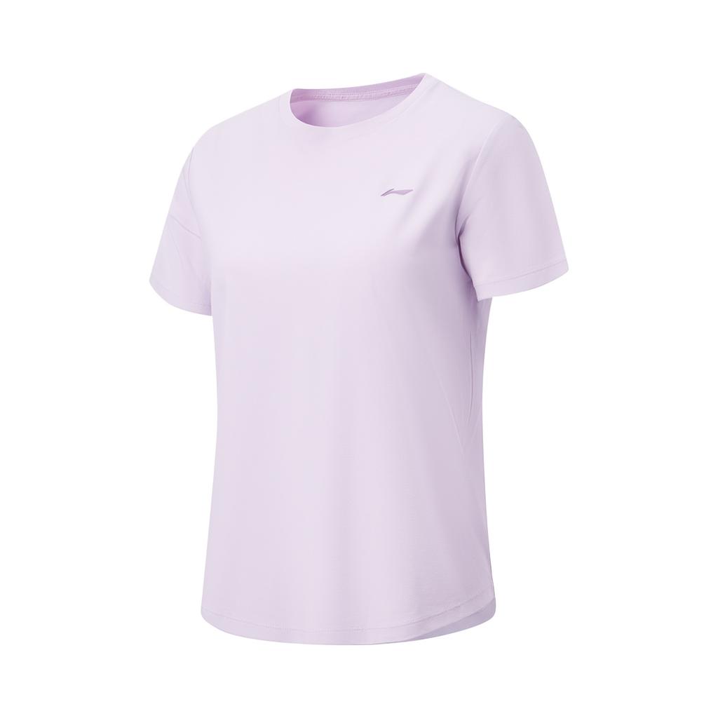 Li-Ning Quick-Dry Cool Round Neck Logo T-Shirt Women tops ATSW172-5
