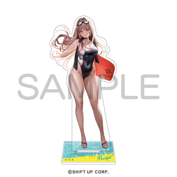 

Algernon Product NIKKE Lapi Approx. W48~104mm x H120mm Acrylic Stand Made of Acrylic
